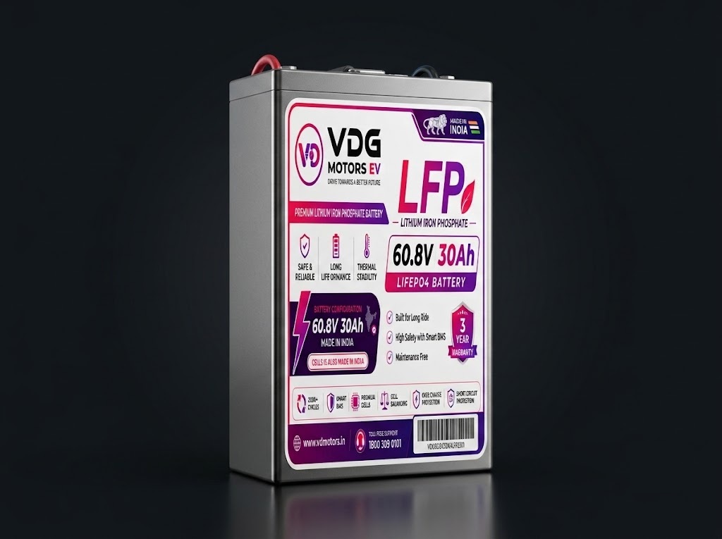 VDG SWIFT 30 battery front