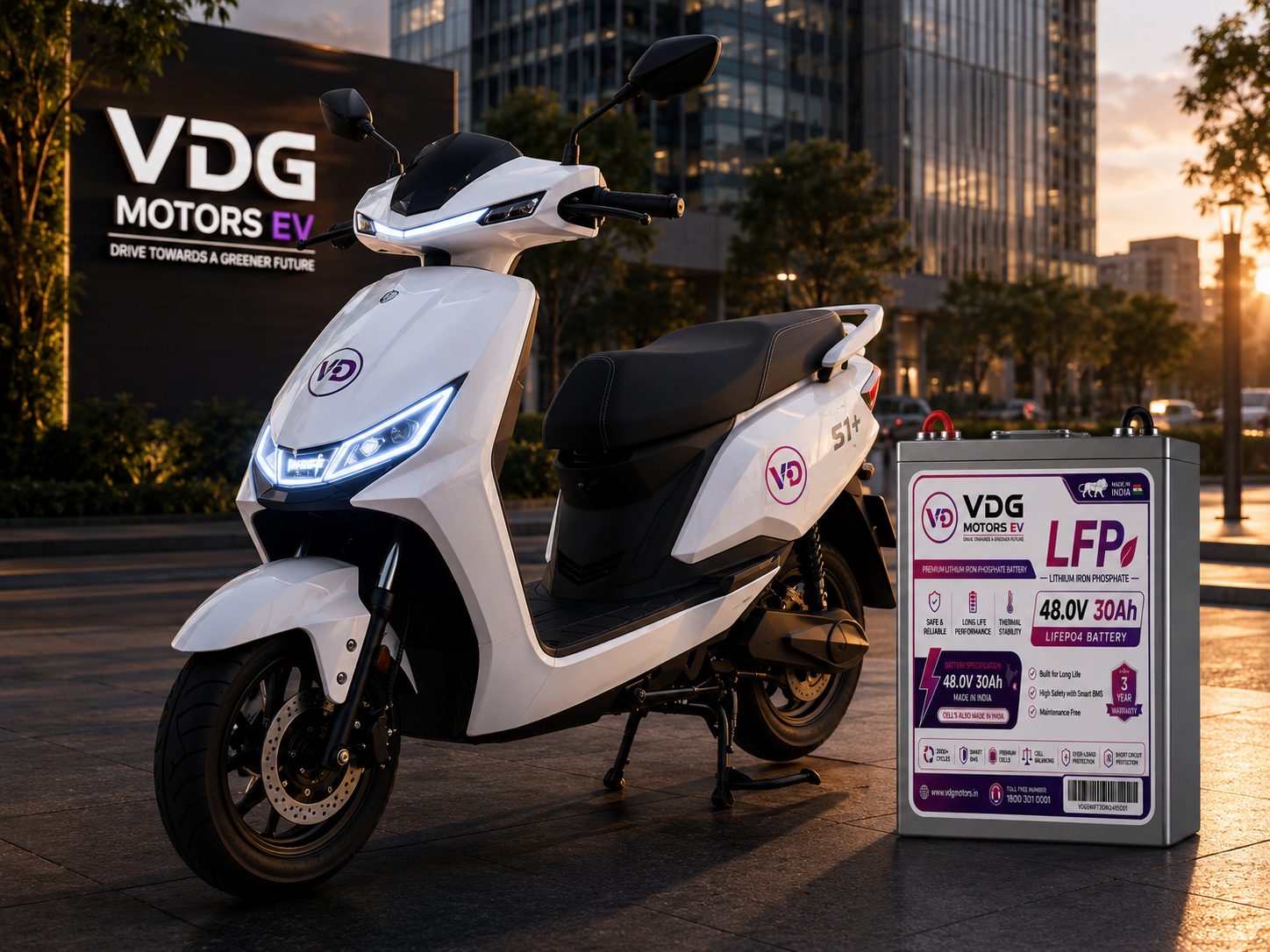 VDG SWIFT 30 battery lifestyle