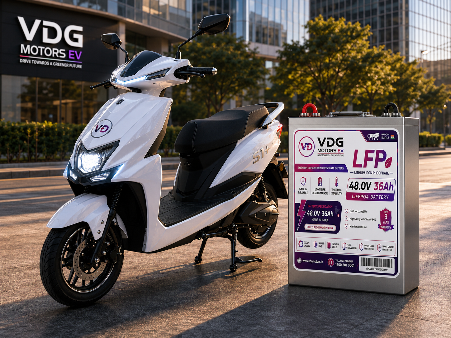VDG SWIFT 36 battery lifestyle