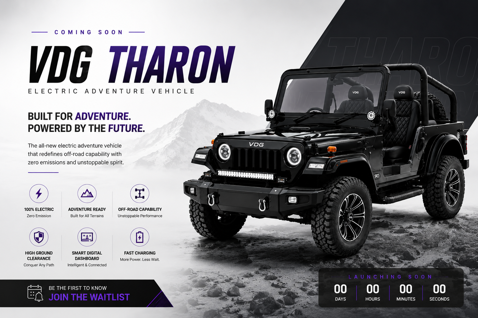 VDG THARON — Built for Adventure, Powered by the Future