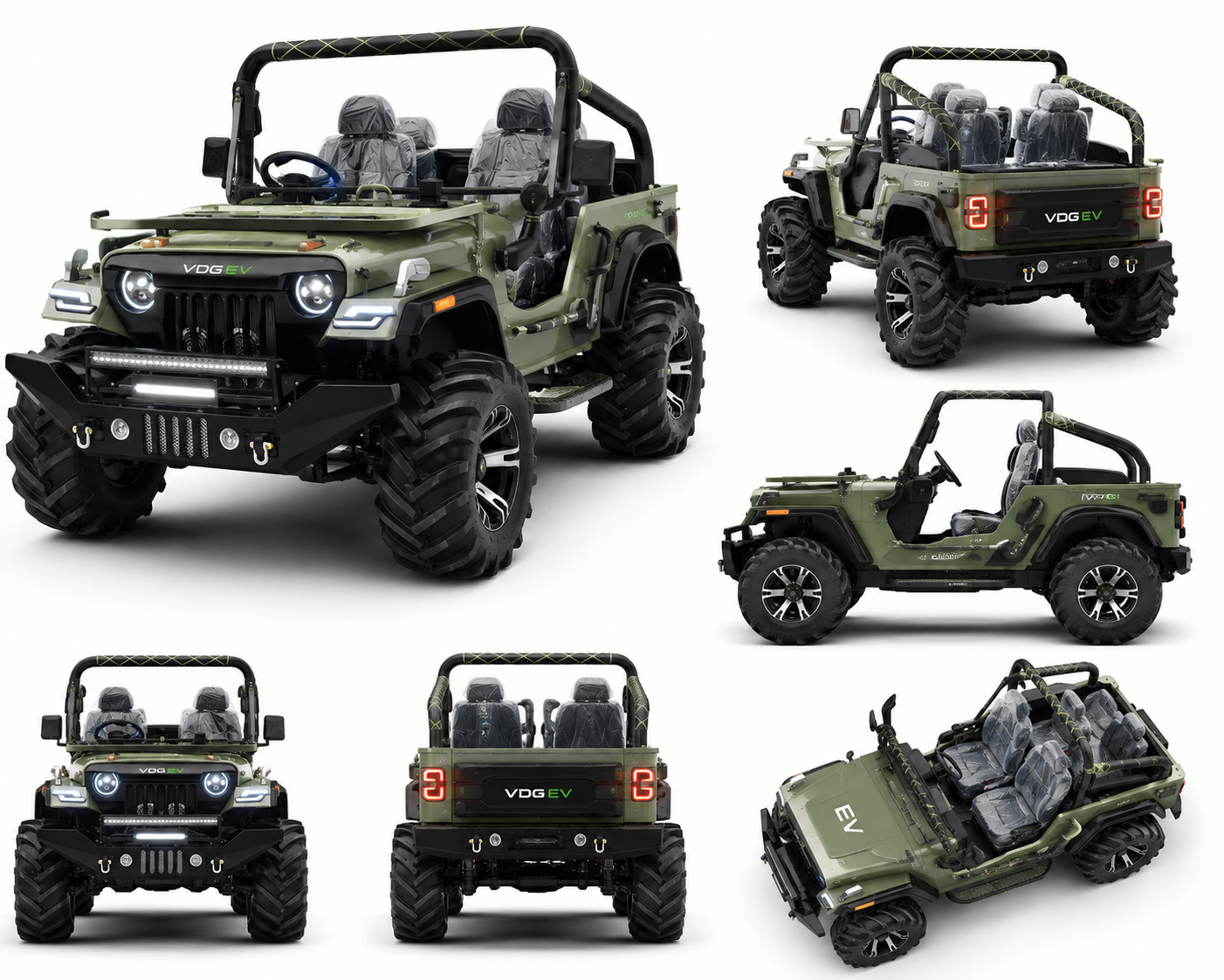 VDG THUNDER Electric Adventure Vehicle — front view
